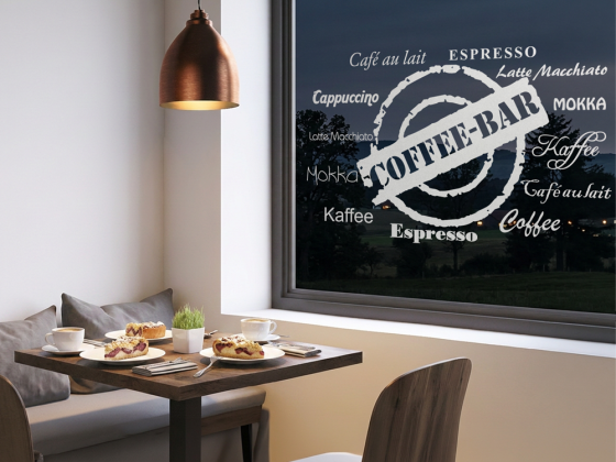 Glasdekor Coffee Bar