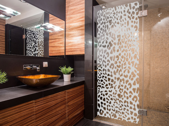 Preview: Glasbanner Leopard