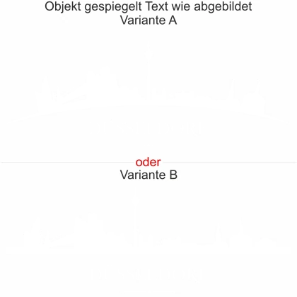 - Ansicht Ausrichtung mit Farbauswahl und Variante