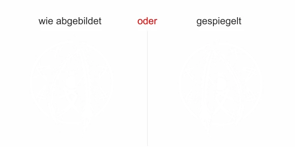 Glasdekor Traumfänger - Ansicht Farbauswahl