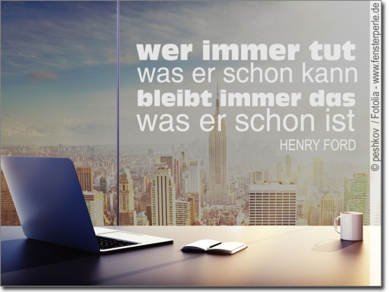 Preview: Glasdekor Zitat Wer immer tut Preview: Glasdekor Zitat Wer immer tut