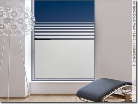 Preview: Glasdekorfolie Gestreift Preview: Glasdekorfolie Gestreift