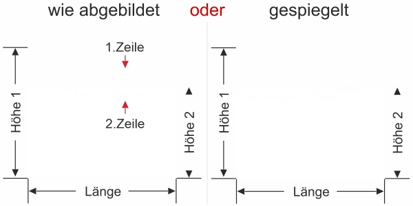 Glasdekorfolie Tierarztpraxis - Ansicht Farbauswahl