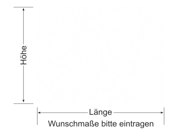 Preview: Milchglasfolie mit Wellenmuster