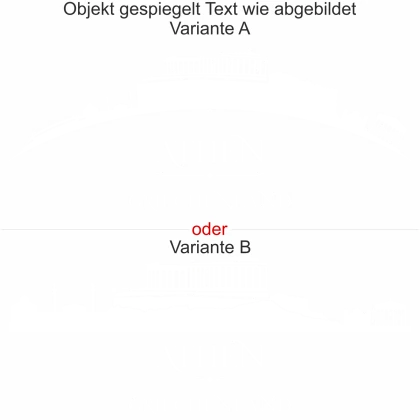 glasdesign-athen - Ansicht Ausrichtung mit Farbauswahl und Variante