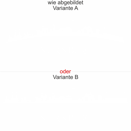 Glassticker Nürnberg - Ansicht Farbauswahl