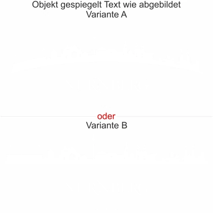 Glassticker Nürnberg - Ansicht Farbauswahl