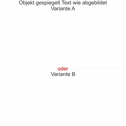 Glasdesign Stuttgart - Ansicht Ausrichtung mit Farbauswahl und Variante