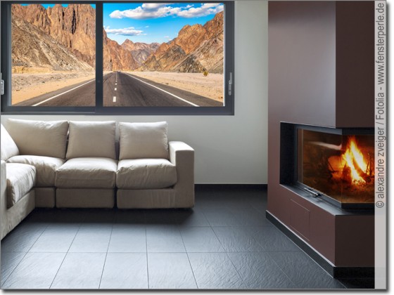 Preview: Glasdruck Einsamer Highway