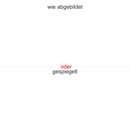 Preview: Fenstertattoo Blütenranke