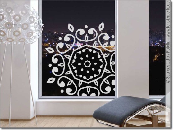 Preview: Glasfolie Spirituelles Mandala Preview: Glasfolie Spirituelles Mandala