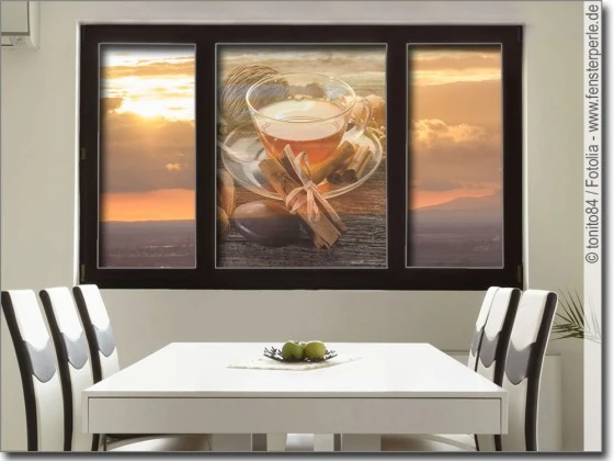Fensterfoto Tea Time