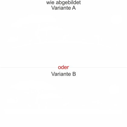 Preview: Glasmotiv Australien - Ausrichtung wie abgebildet