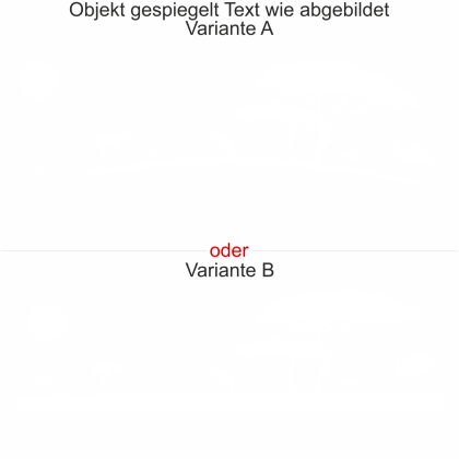 Preview: Glasmotiv Australien - Ausrichtung Objekt gespiegelt Text wie abgebildet