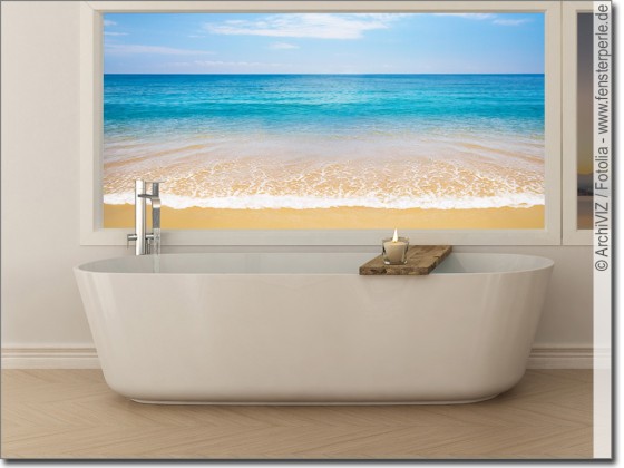Preview: Glasprint Einsamer Strand Preview: Glasprint Einsamer Strand