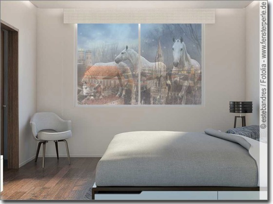 Preview: Fensterbild Wilde Pferde Preview: Fensterbild Wilde Pferde