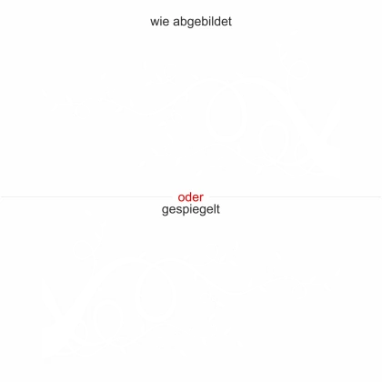 Glasdekor Herbstwind - Ansicht Farbauswahl