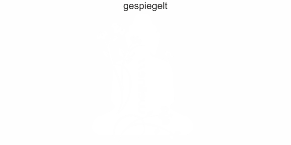 Preview: Fensteraufkleber Wellness Buddha - Ansicht Ausrichtung mit Farbauswahl Vorschlag 2