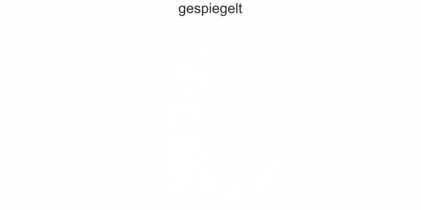 Preview: Glassticker Golden Gate Bridge - Ansicht Ausrichtung und Farbauswahl