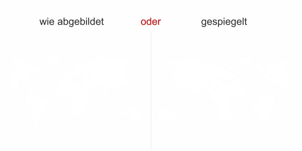 Fenster dekorieren Fernweh - Ansicht Ausrichtung und Farbauswahl
