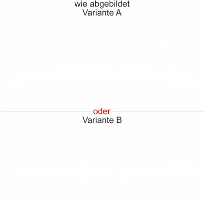 Glastattoo Hannover - Ansicht Ausrichtung mit Farbauswahl und Variante