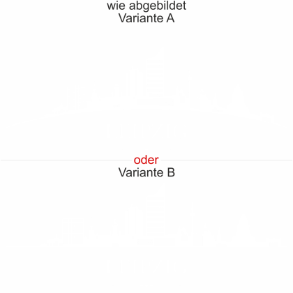 Preview: Glastattoo Leipzig - Ansicht Ausrichtung mit Farbauswahl und Variante