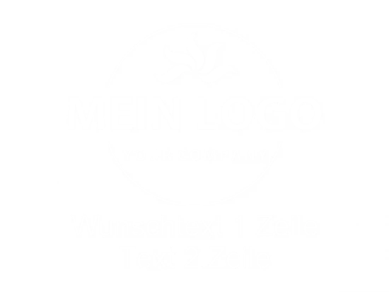 Glastattoo Logo mit Wunschtext