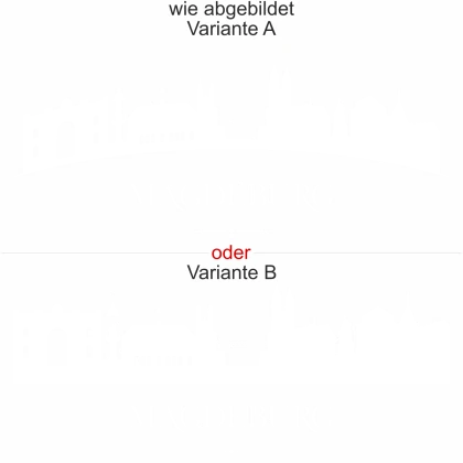 Glastattoo Magdeburg - Ansicht Ausrichtung mit Farbauswahl und Variante