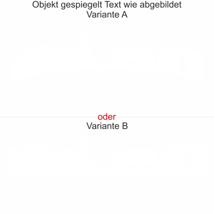 Preview: Glastattoo Magdeburg - Ansicht Ausrichtung mit Farbauswahl und Variante