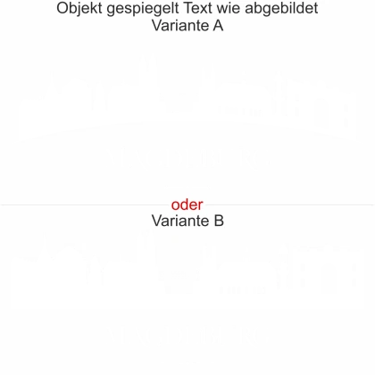 Glastattoo Magdeburg - Ansicht Ausrichtung mit Farbauswahl und Variante