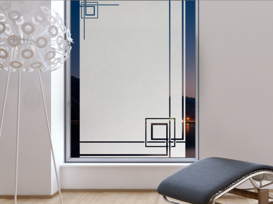 Preview: Glasdekorfolie Modern Art Déco