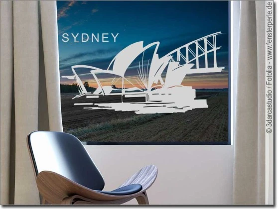 Glasdekor Opernhaus Sydney