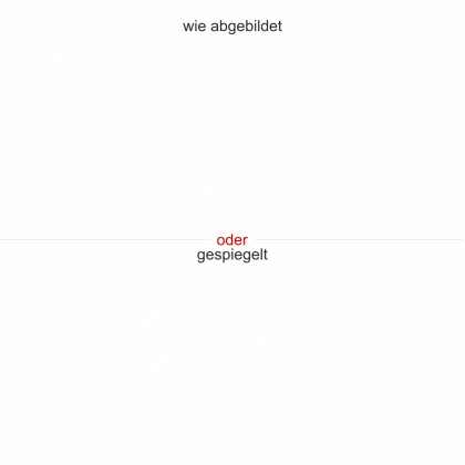 Glastattoo Ornament - Ansicht Farbauswahl