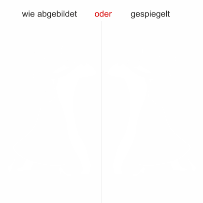 Preview: Glastattoo Tanzpaar - Ansicht Farbauswahl