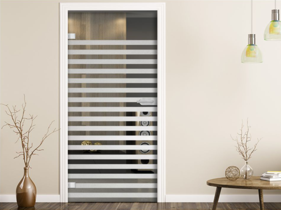 Preview: Glastürfolie Streifen 5/5 cm