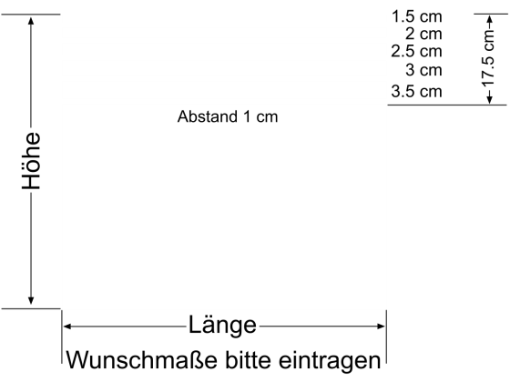 Preview: Glastür Glasdekorfolie Streifen