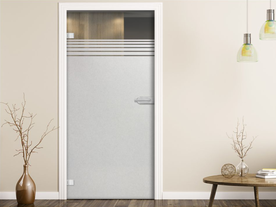 Preview: Glastür Glasdekorfolie Streifen