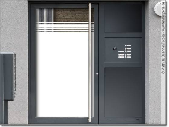 Preview: Glastür Glasdekorfolie Streifen