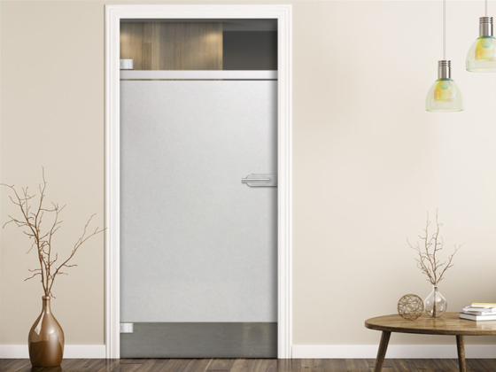 Preview: Glastür Sichtschutzfolie Streifen