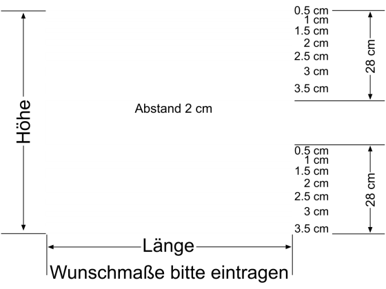 Glastür Sichtschutz Gestreift