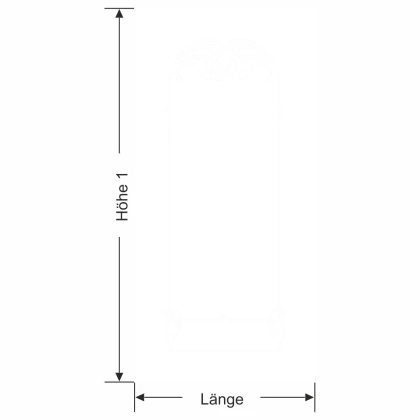 Glastür Sichtschutzfolie Jugendstil- Ansicht Ausrichtung und Farbauswahl