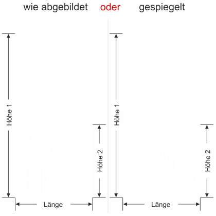 Preview: Glastür Sichtschutzfolie Pusteblume mit Vogelschwarm