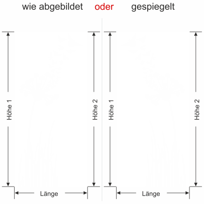 Preview: Glastür Sichtschutzfolie Pusteblume mit Vogelschwarm