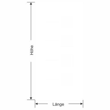 Glastür Sichtschutzfolie Quadratdesign