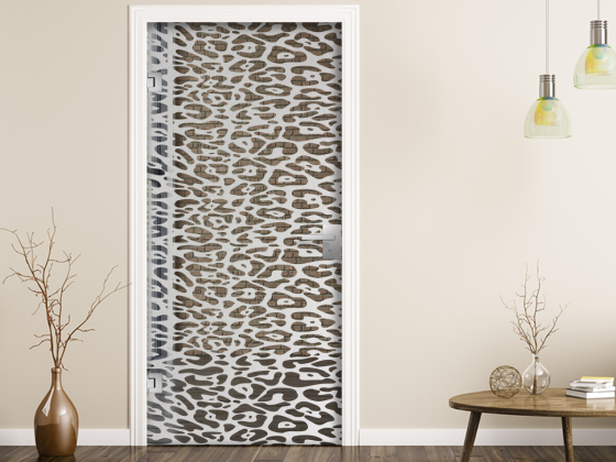 Preview: Glastür Sichtschutzfolie Reptilia