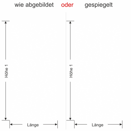 Preview: Glastür Sichtschutzfolie Reptilia  - Ansicht Ausrichtung und Farbauswahl