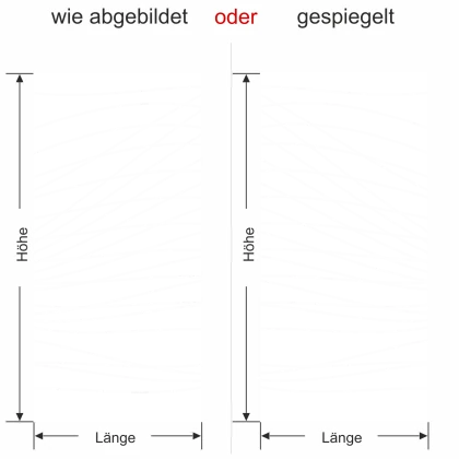 Glastür Sichtschutzfolie Streifendesign