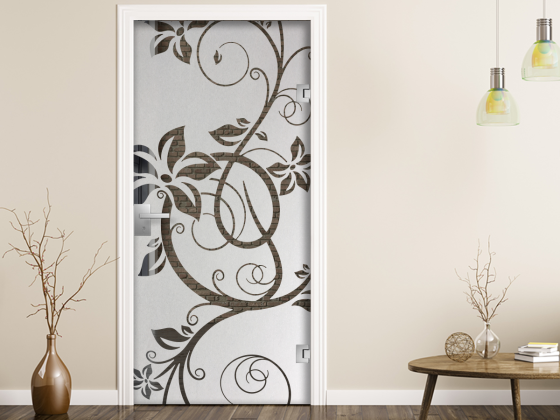 Preview: Glastür Sichtschutzfolie Traumland