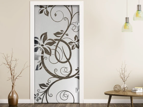 Glastür Sichtschutzfolie Traumland