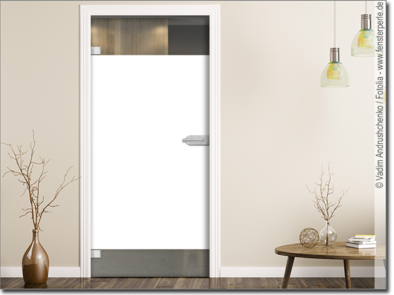 Preview: Glastür Milchglasfolie Zuschnitt